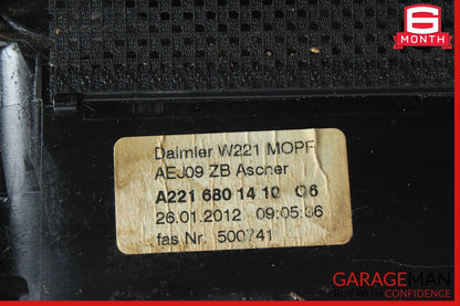 10-13 Mercedes W221 S600 S550 Ash Tray Ashtray Lighter Cup Holder Trim Assy Wood