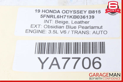 18-22 Honda Odyssey Gas Throttle Accelerator Pedal 17214-TZ5-A0 OEM