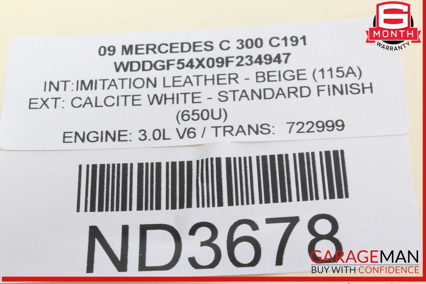 08-14 Mercedes W204 C300 C250 C350 Front Right Side Door Lock Latch Actuator OEM