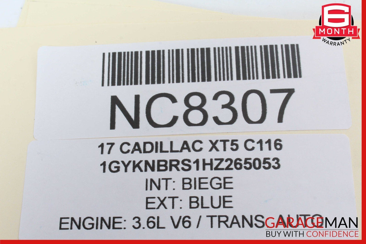 17-20 Cadillac XT5 Rear Tailgate Lock Latch Actuator w/ Motor 5920330AC OEM