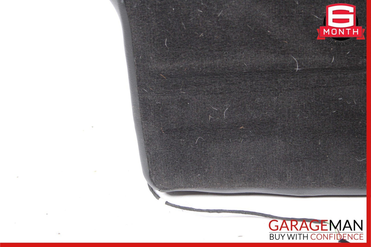 03-10 Porsche Cayenne 955 957 Rear Left Side Top Upper Seat Cushion Cover Black
