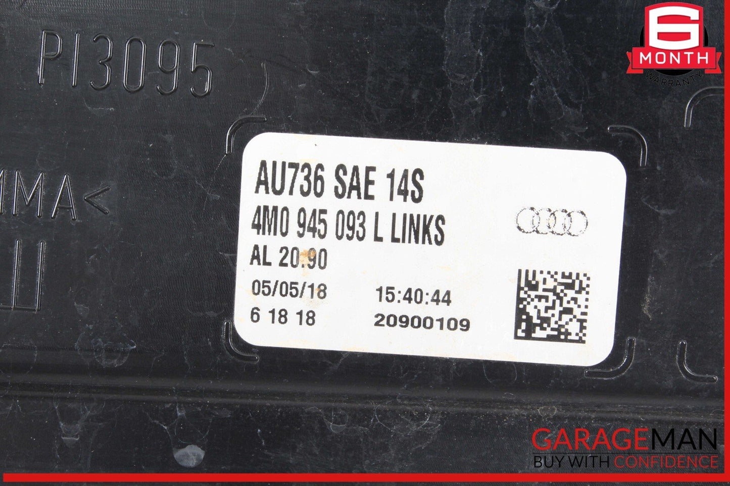 17-19 Audi Q7 Rear Left Driver Side Tail Light Taillight LED Lamp 4M0945093L OEM