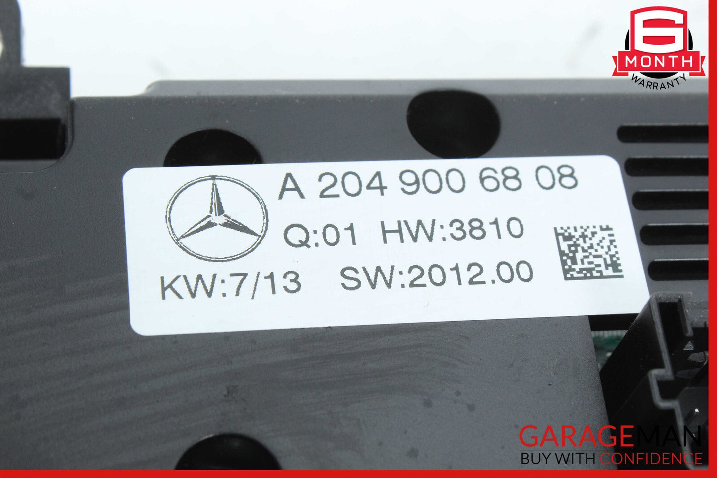12-14 Mercedes W204 C250 C300 AC A/C Heater Climate Control OEM