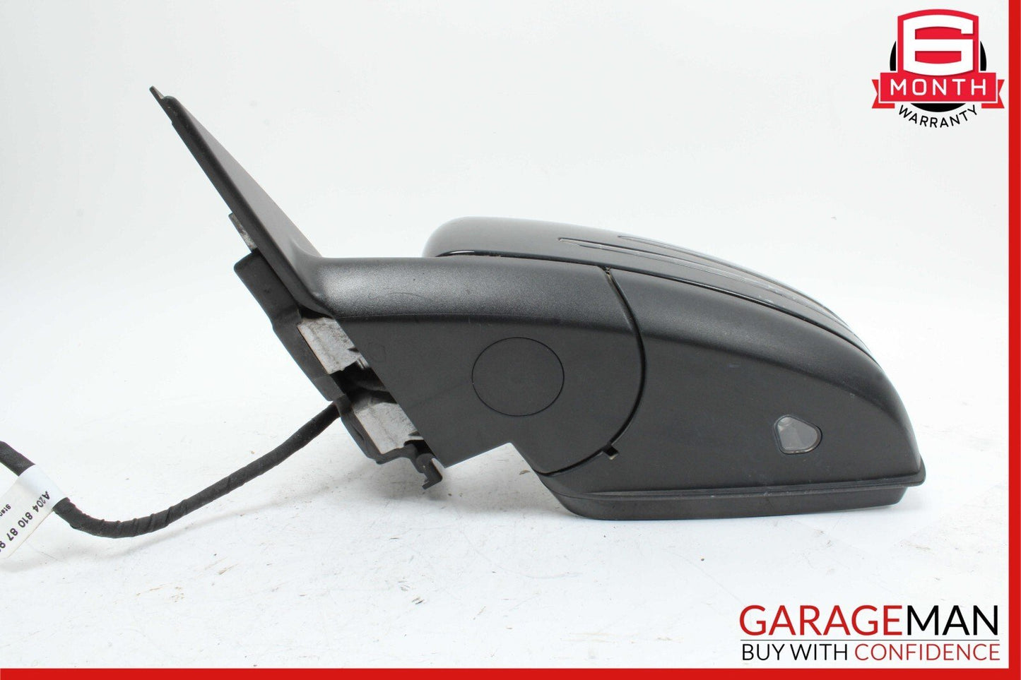 12-14 Mercedes W204 C250 C63 AMG Front Left Side Mirror Rear View Door Black OEM