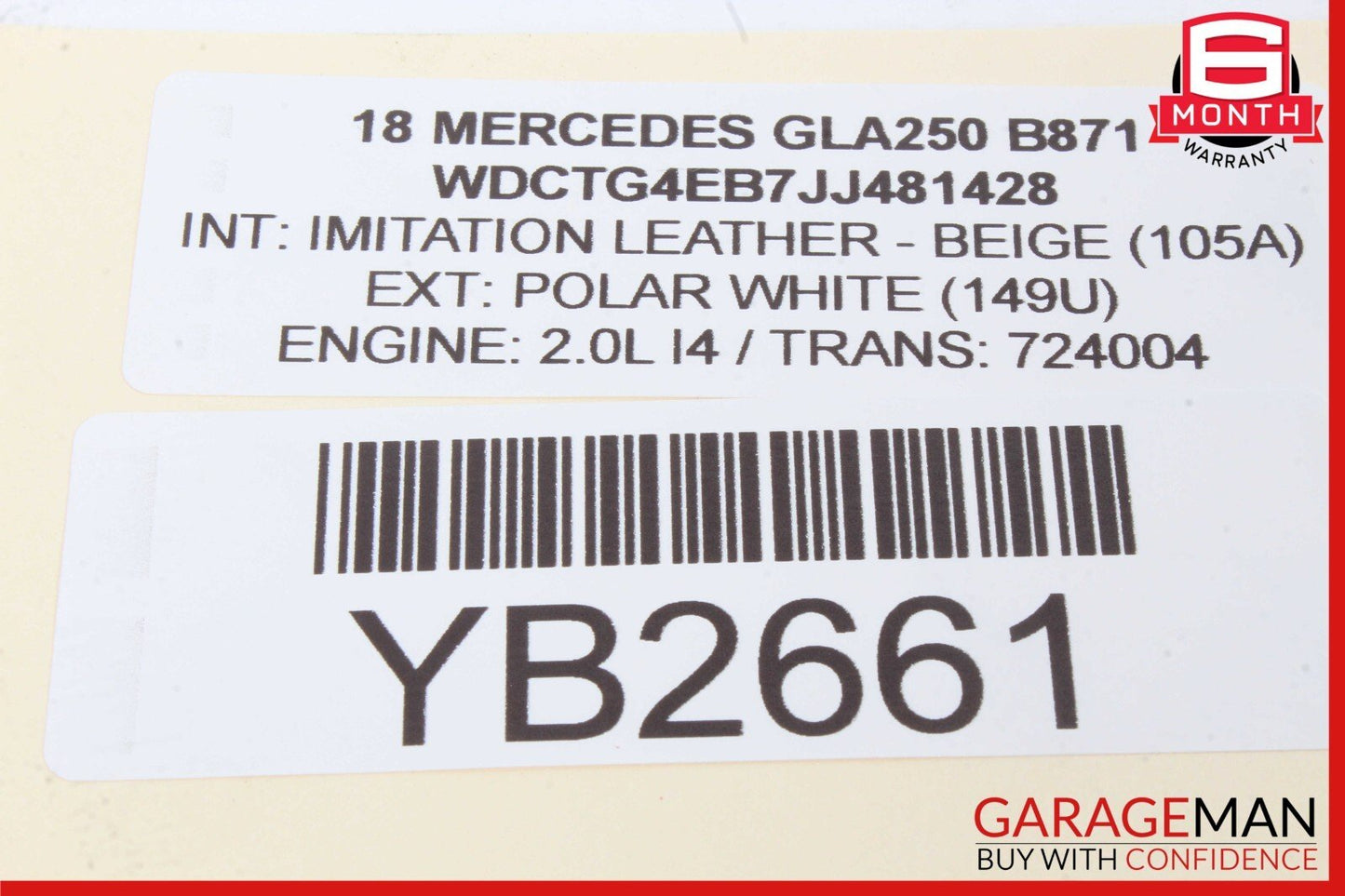 15-20 Mercedes X156 GLA250 GLA45 AMG Front Right Door Lock Latch Actuator OEM