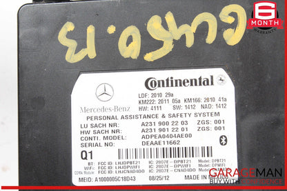 10-20 Mercedes X166 GL450 Communication Control Module Unit 2319002203 OEM
