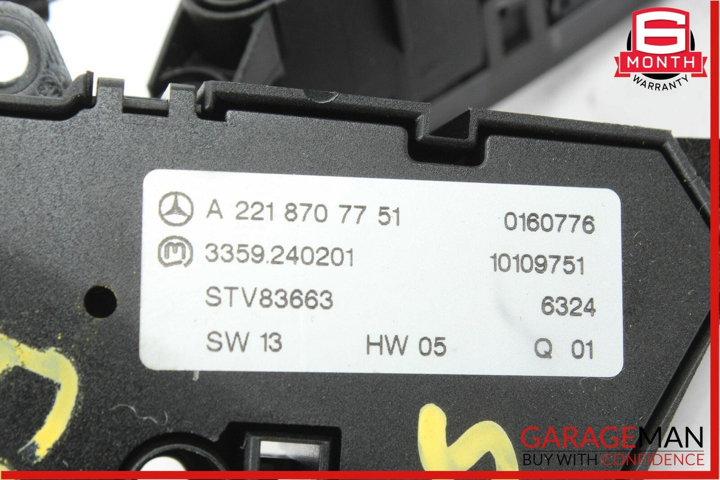 07-14 Mercedes S550 CL600 Front Right Side Seat Adjust Control Switch Set OEM