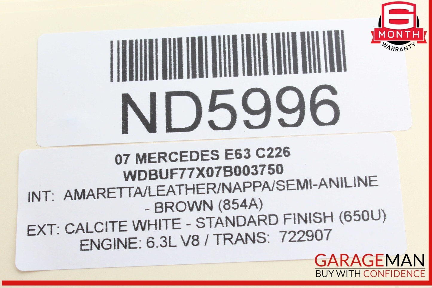 07-08 Mercedes W211 E63 AMG E350 E550 Parking Distance Control Module Unit OEM