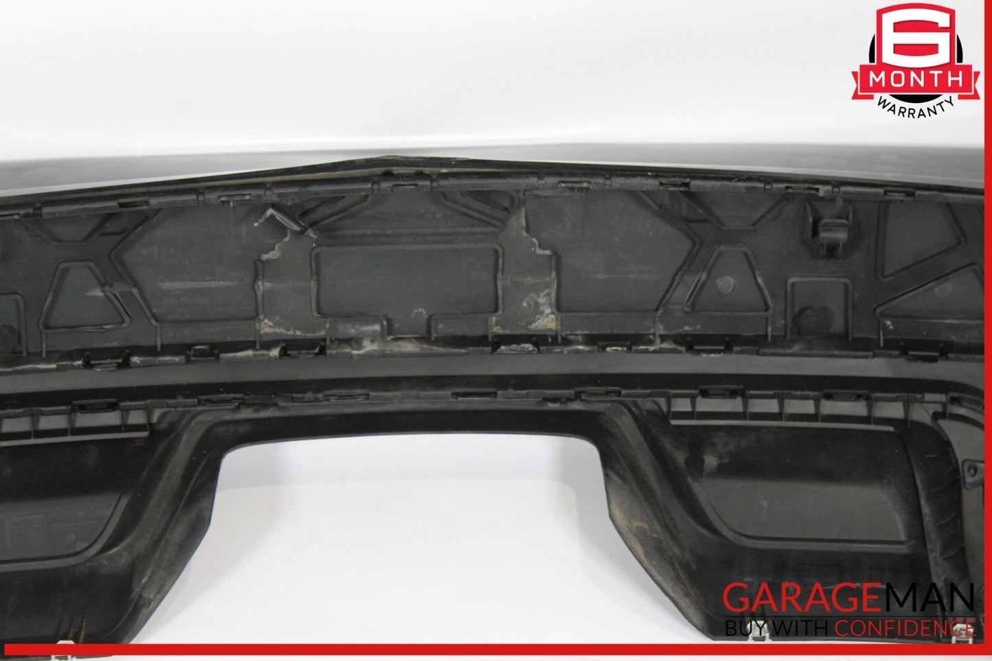 11-14 Porsche Cayenne 958 Rear Bumper Cover Panel Assembly Black OEM