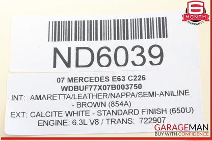 03-09 Mercedes W211 E63 AMG E350 Front Left Driver Side Door Lock Latch Actuator
