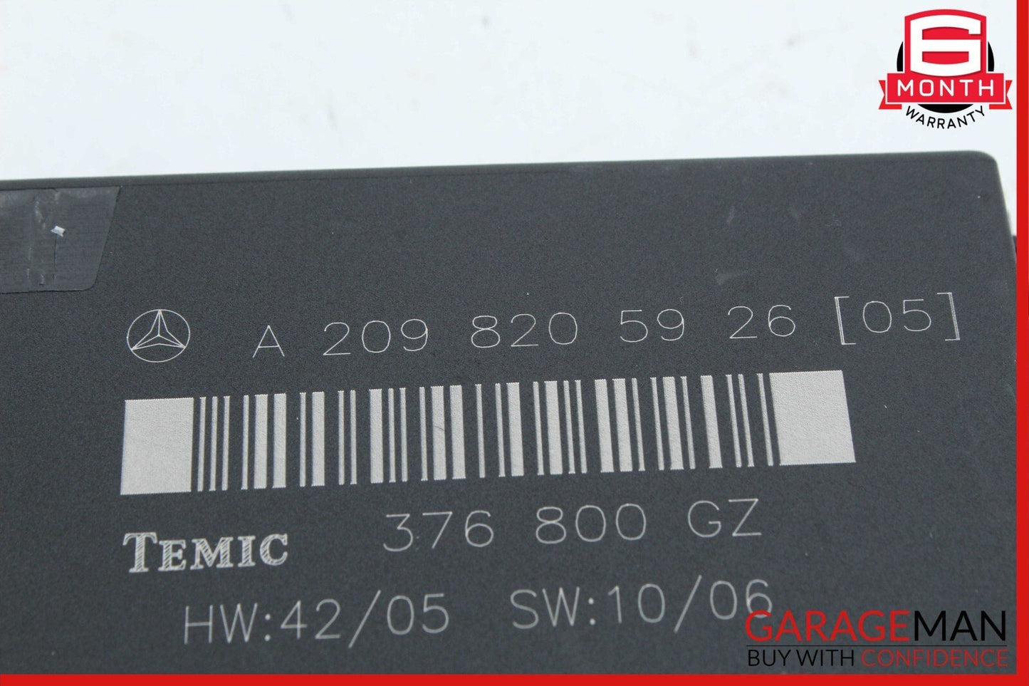 03-09 Mercedes W209 CLK350 CLK550 CLK55 AMG Rear BCM Body Comfort Module Unit