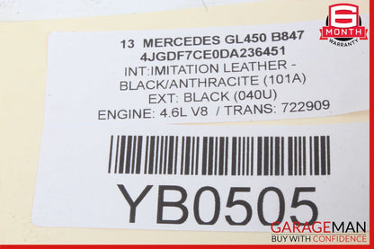 13-16 Mercedes X166 GL450 Rear Right Passenger Side Door Lock Latch Actuator OEM