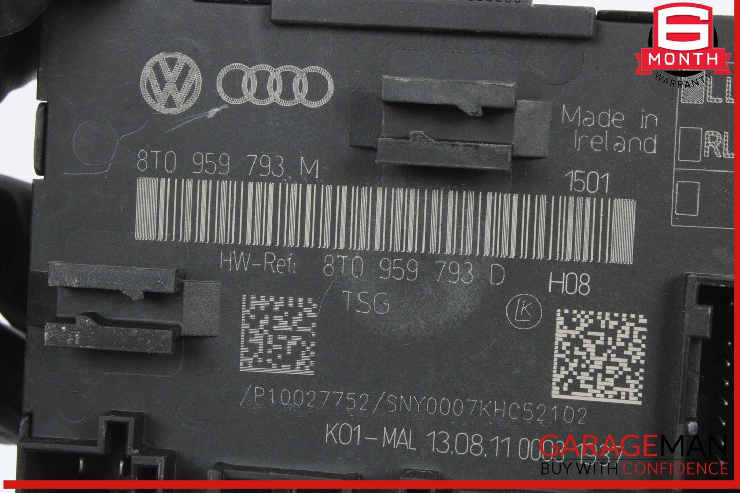 09-12 Audi S5 S4 Front Left Driver Side Door Control Module Unit 8T0959793M OEM