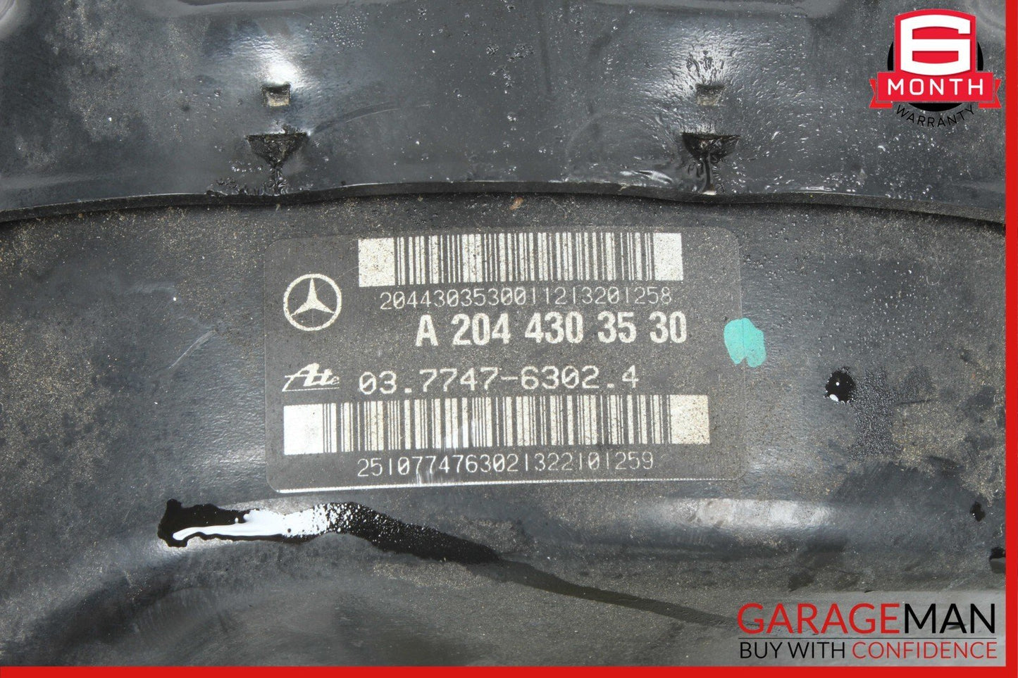 08-15 Mercedes W204 C250 C350 E350 Power Brake Booster Master Cylinder Reservoir