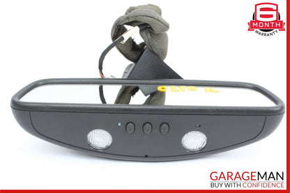 08-14 Mercedes W204 C250 C350 Top Upper Rear View Mirror Assembly Black OEM