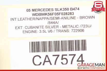 05-08 Mercedes R171 SLK350 SLK280 Exterior Door Handle Left Driver Side OEM
