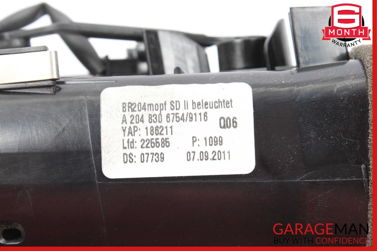 12-14 Mercedes W204 C250 C300 Dash AC A/C Air Vent Grill Left Side Black OEM
