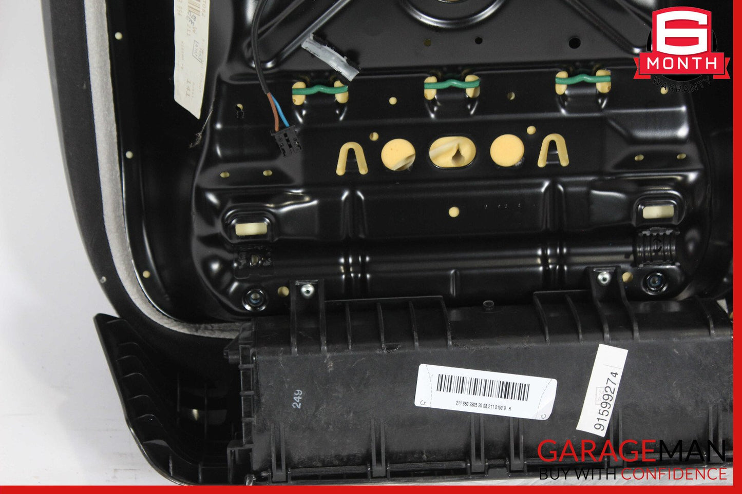 07-09 Mercedes W211 E350 E550 Top Upper Seat Cushion Front Right OEM