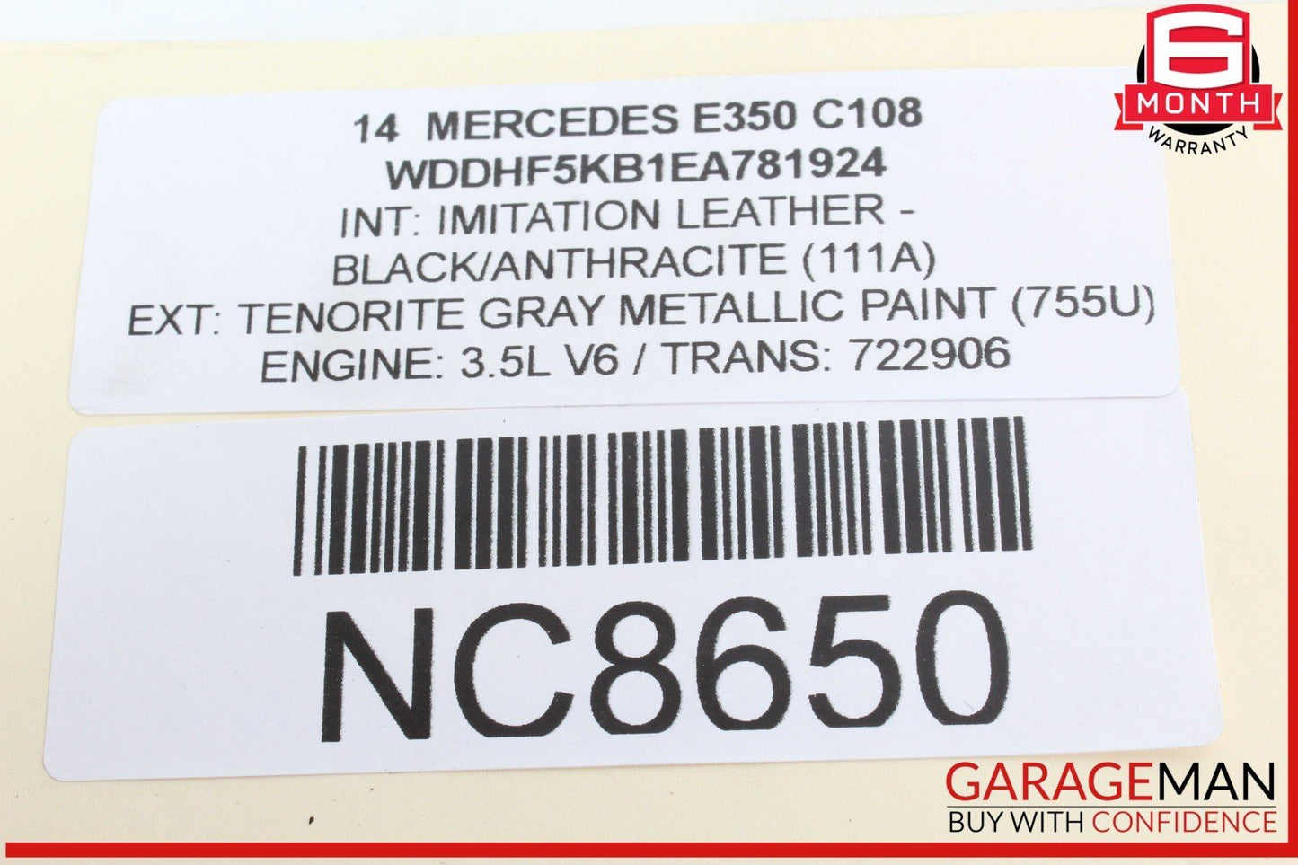 10-16 Mercedes W212 E350 Front Left Driver Side Top Upper Control Arm OEM