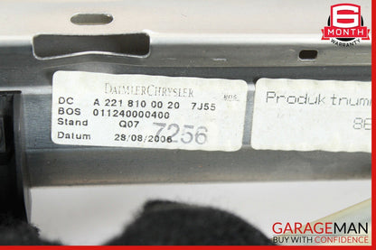 07-13 Mercedes W221 S600 S63 AMG Rear Window Sun Shade Screen Roller Blind Grey