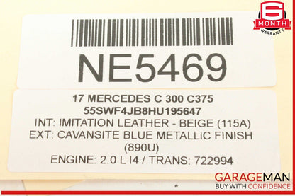 15-20 Mercedes W205 C300 Rear Left or Rear Right Side Upper Control Arm OEM