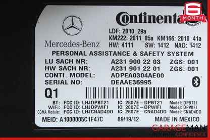 10-14 Mercedes W212 E350 C300 C250 C350 Tele Aid Control Module 2319002203 OEM
