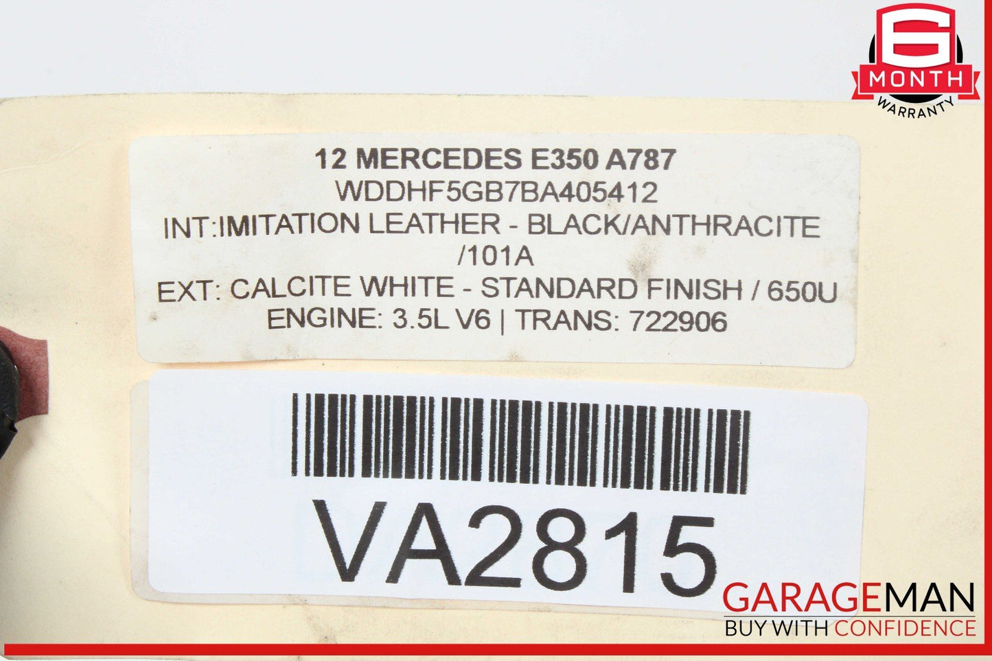 10-16 Mercedes W212 E350 Rear Right Side Door Control Module 2129004006 OEM
