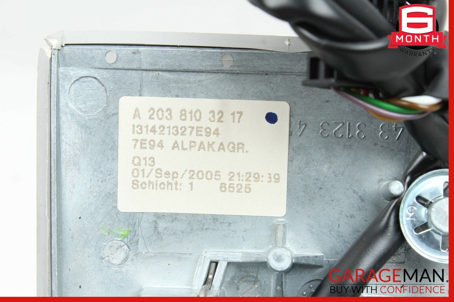 01-09 Mercedes C230 C320 C350 CLK350 CLK63 AMG Interior Rear View Mirror Grey