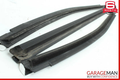 14-17 Maserati Ghibli Rear Exterior Door Chrome Trim Molding Panel Cover Set OEM