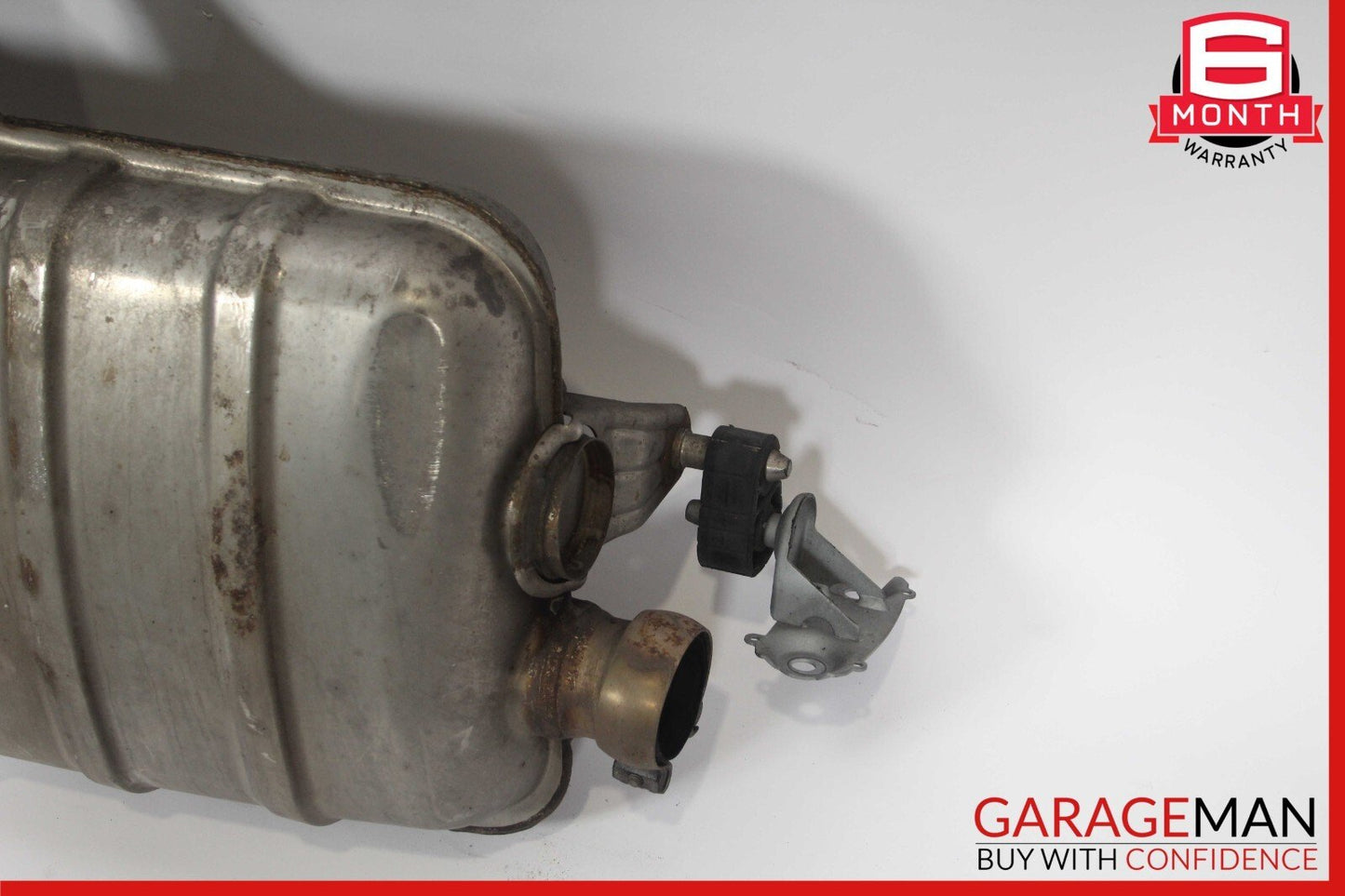 11-14 Porsche Cayenne 958 4.8L V8 Rear Complete Exhaust Muffler Tips Pipe Assy