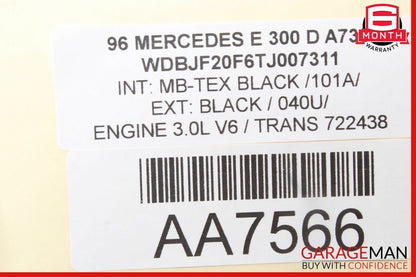95-97 Mercedes W210 E300 3.0L V6 Diesel ECU ECM Engine Control Module Unit OEM
