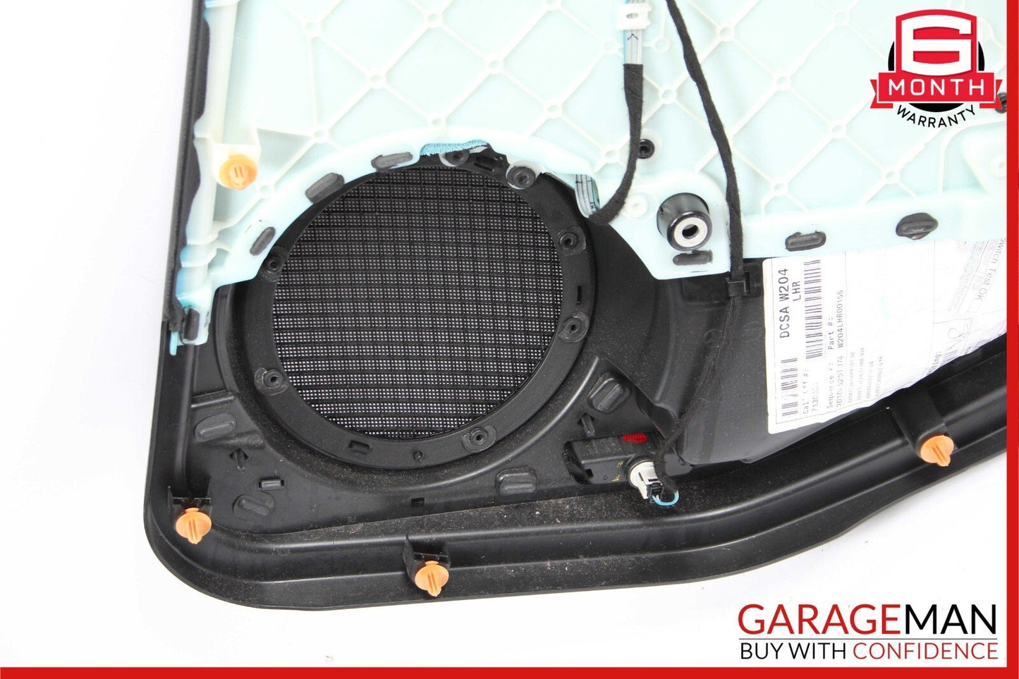 08-14 Mercedes W204 C300 Sedan Rear Left Side Interior Door Panel Cover OEM