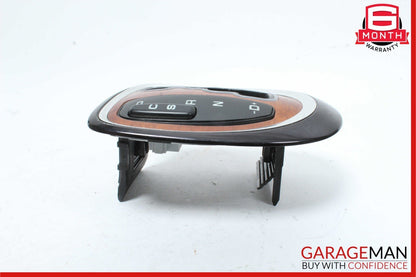 00-06 Mercedes W220 S430 S500 S55 AMG Gear Shifter Bezel Trim Indicator Wood OEM