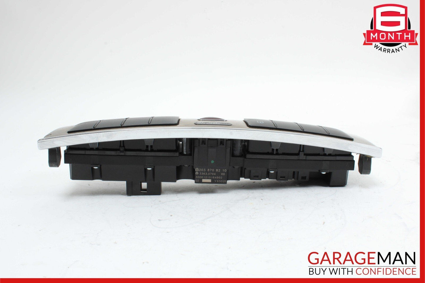 05-07 Mercedes W203 C230 C55 Dash Door Lock Hazard Light Control Switch Walnut