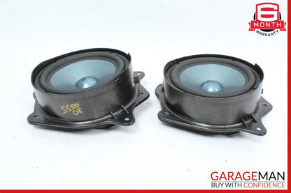 07-09 Mercedes W221 S550 Rear Left & Right Door Audio Sound Speakers Set of 2 Pc
