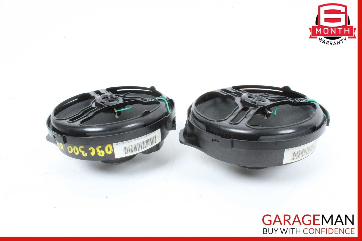 08-11 Mercedes W204 C300 4MATIC Rear Right&Left Side Door Sound Speakers Set OEM