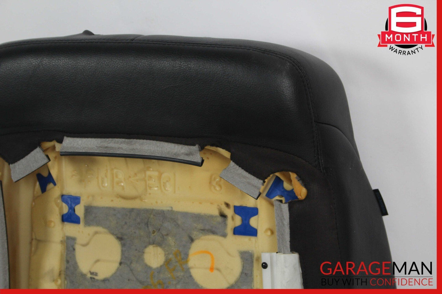 06-10 Mercedes W251 R500 Front Right Top Upper Seat Cushion Cover Anthracite