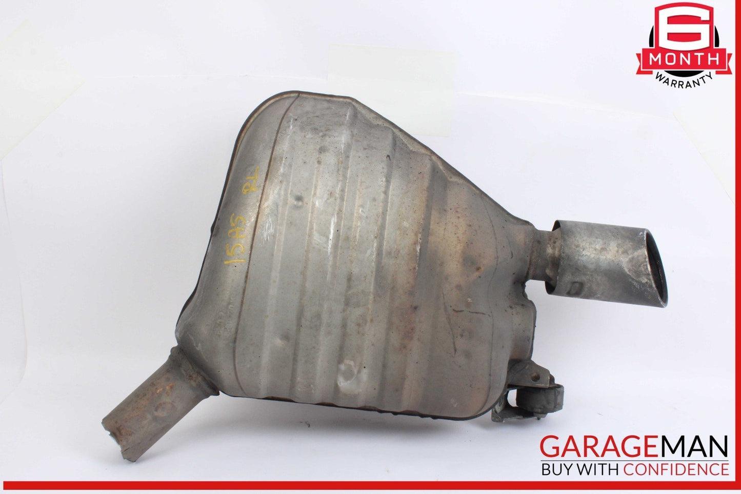 13-16 Audi A5 A4 Rear Left Driver Side Exhaust Muffler w/ Tip 8K0253611BA OEM