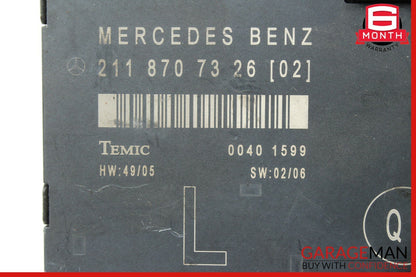 03-09 Mercedes W211 E550 E63 AMG Front Left Driver Side Door Control Module Unit