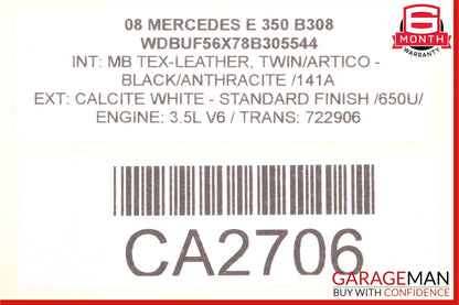 03-09 Mercedes W211 E350 E550 E63 AMG Front Right Tweeter Speaker Cover Grey