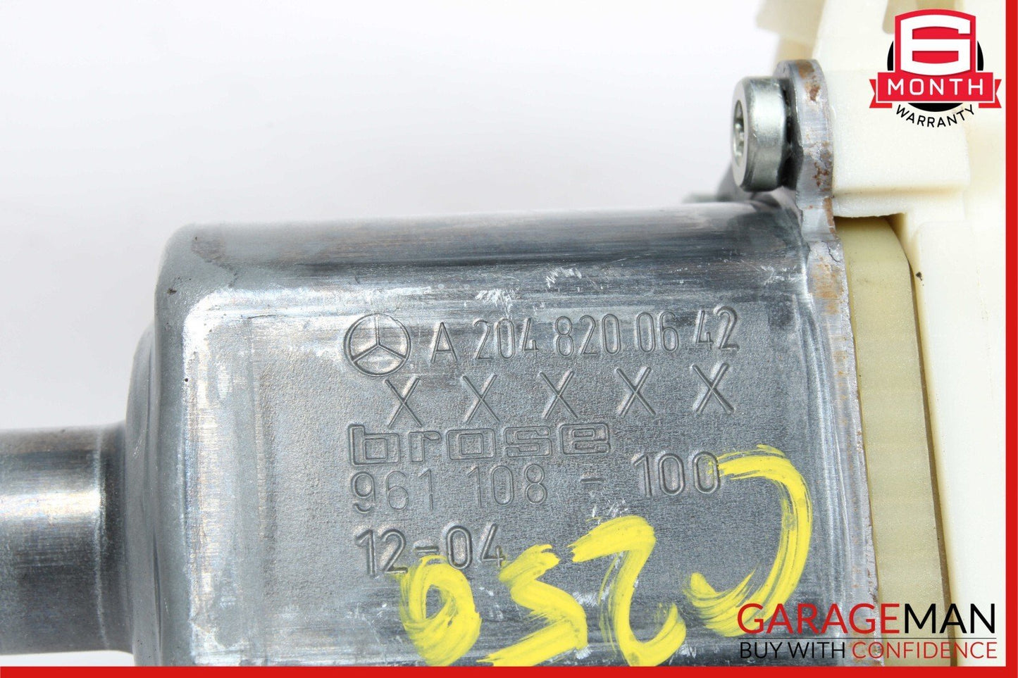 08-16 Mercedes W204 C300 GLK350 C300 Rear Right Door Window Regulator Motor OEM