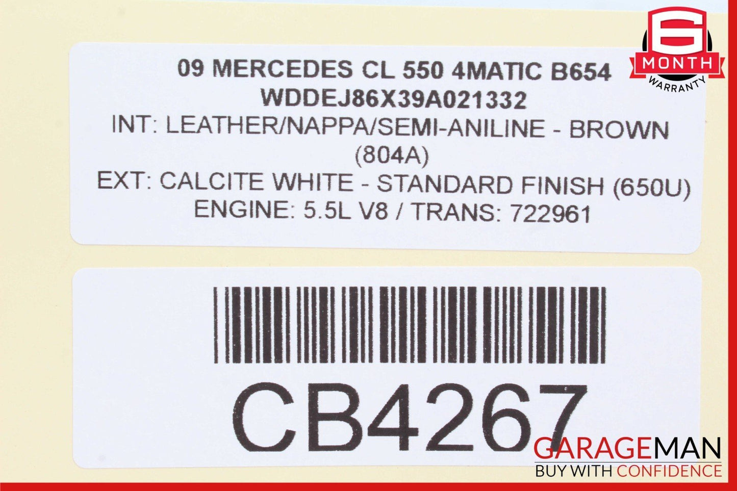 07-14 Mercedes W216 CL550 S550 Front Left Dash AC A/C Air Vent Trim Grill OEM