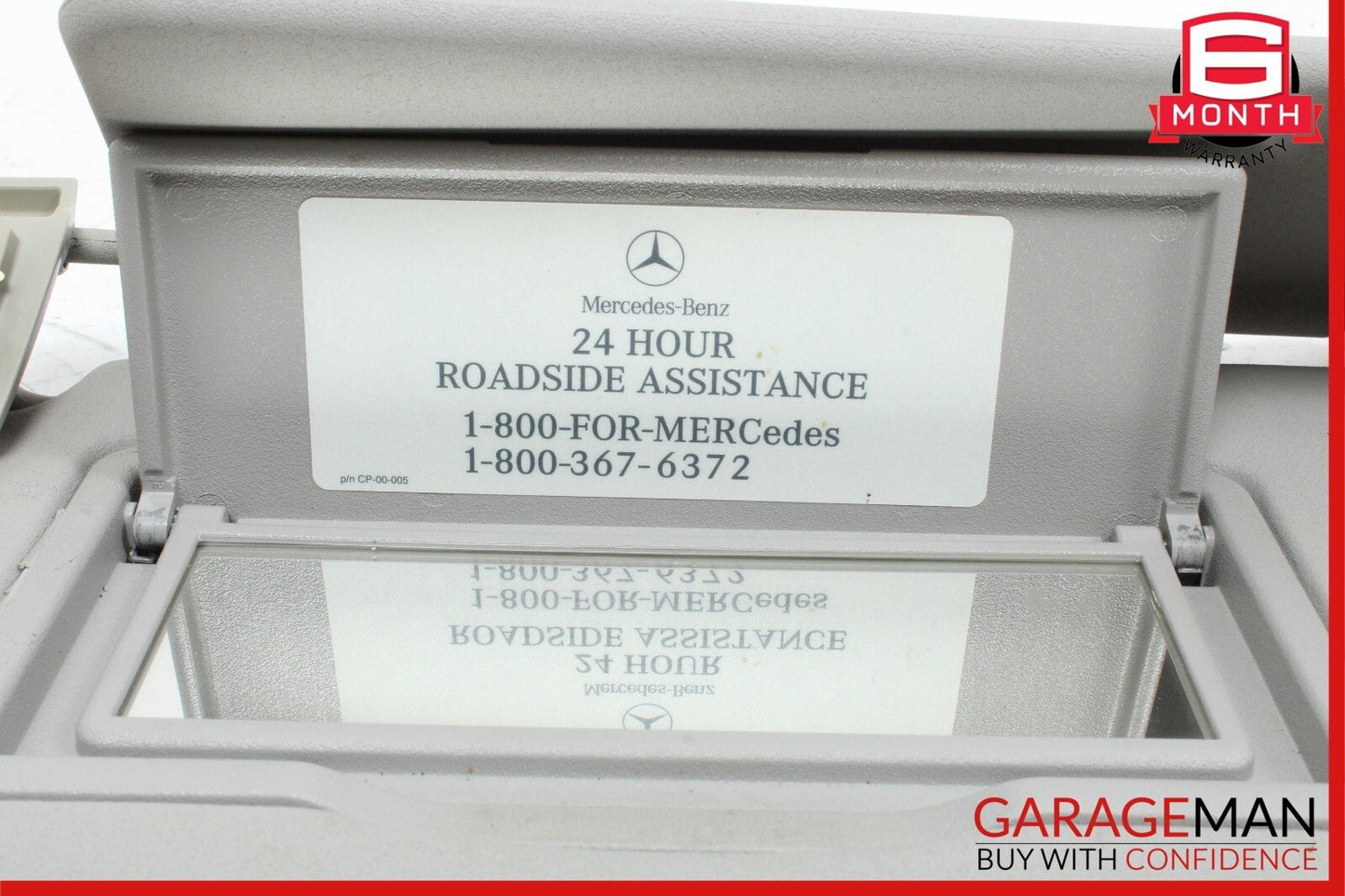 06-12 Mercedes X164 GL450 ML350 Front Left Side Sun Visor Sunvisor Gray OEM