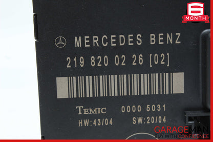 06-11 Mercedes W219 CLS500 CLS550 Rear Left Door Control Module 2198200226 OEM