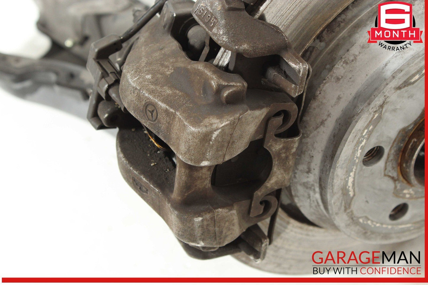 03-06 Mercedes W215 CL500 Rear Right Spindle Knuckle CV Shaft Brake Rotor Assy