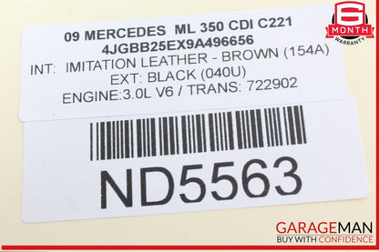 06-13 Mercedes W164 ML350 CDI GLK350 GL350 Power Inverter Module 2049820020 OEM