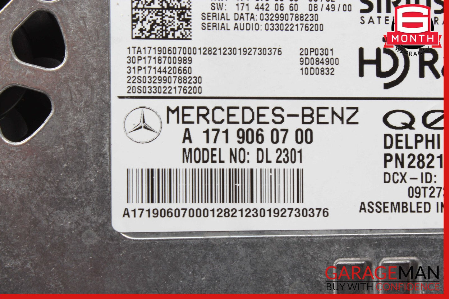 09-13 Mercedes X164 GL450 SL550 R350 Sirius Satellite Radio Receiver OEM
