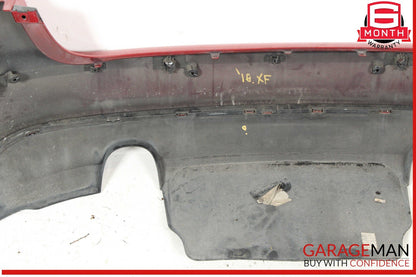 16-20 Jaguar XF Rear Bumper Panel Cover Red OEM