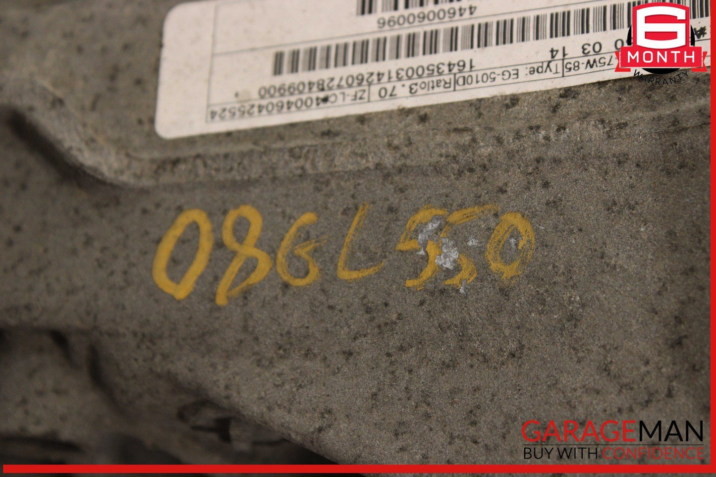 06-12 Mercedes GL450 R350 ML500 Rear Differential Diff Axle Carrier 3.70 Ratio