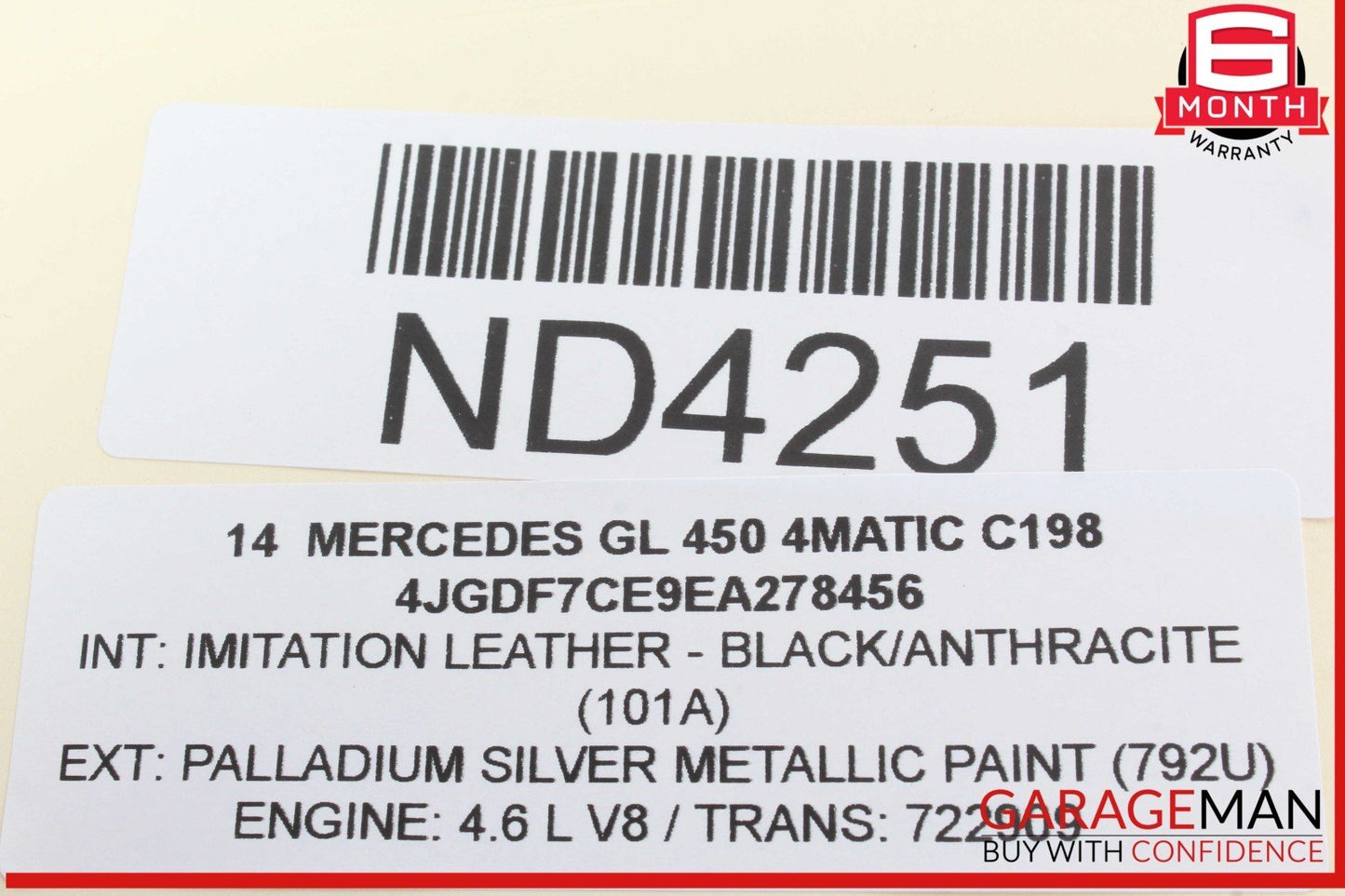 12-19 Mercedes X166 GL450 4MATIC GLE350 Rear Right Side Door Control Module Unit
